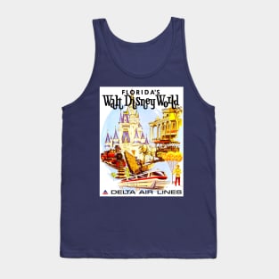 Vintage Travel Poster - I Cannot Speak It's Name Tank Top